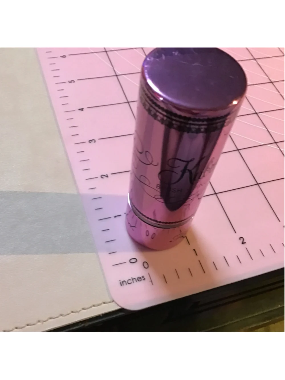 Too Faced Kabuki Makeup Brush Pink Black